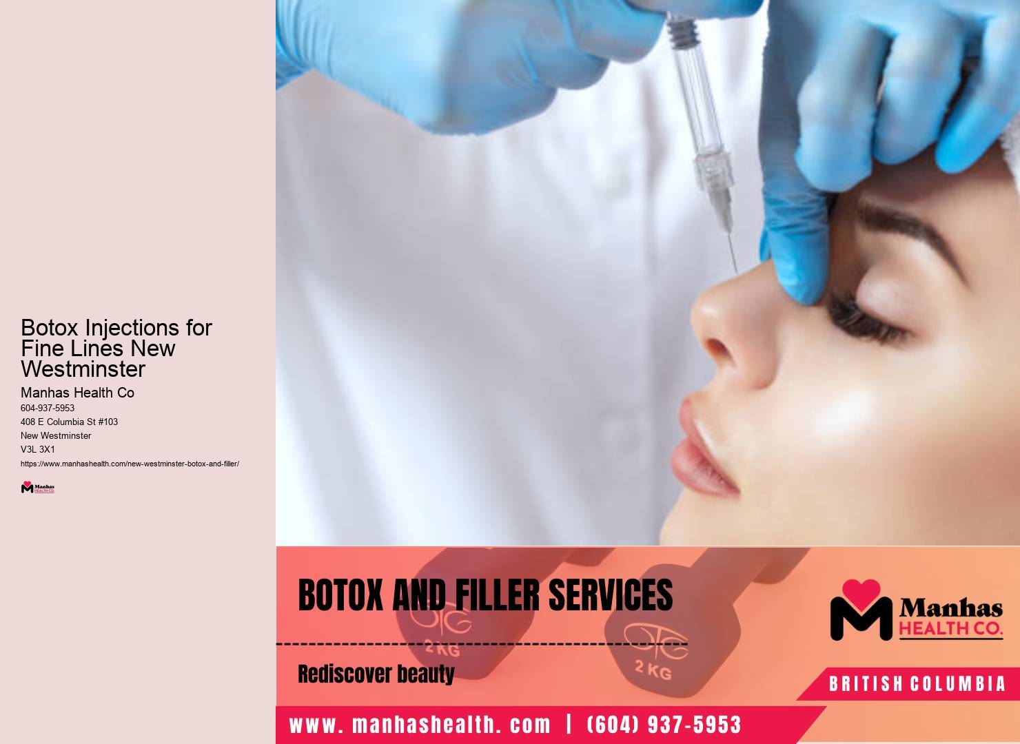 Botox injections for migraines in New Westminster