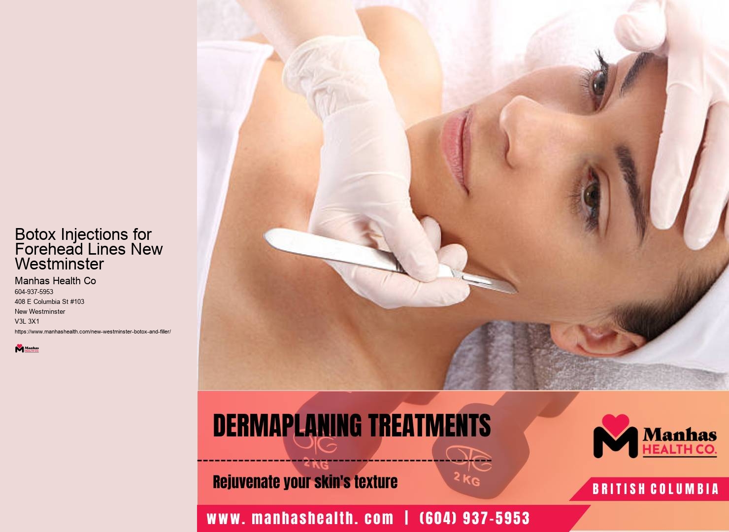 Renewed facial skin New Westminster