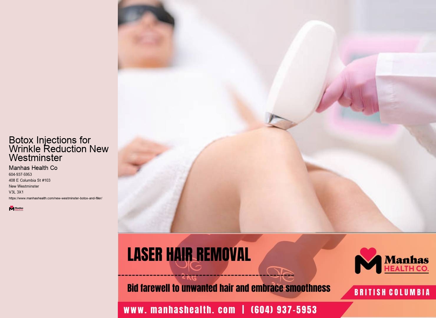 Wrinkle reduction in New Westminster