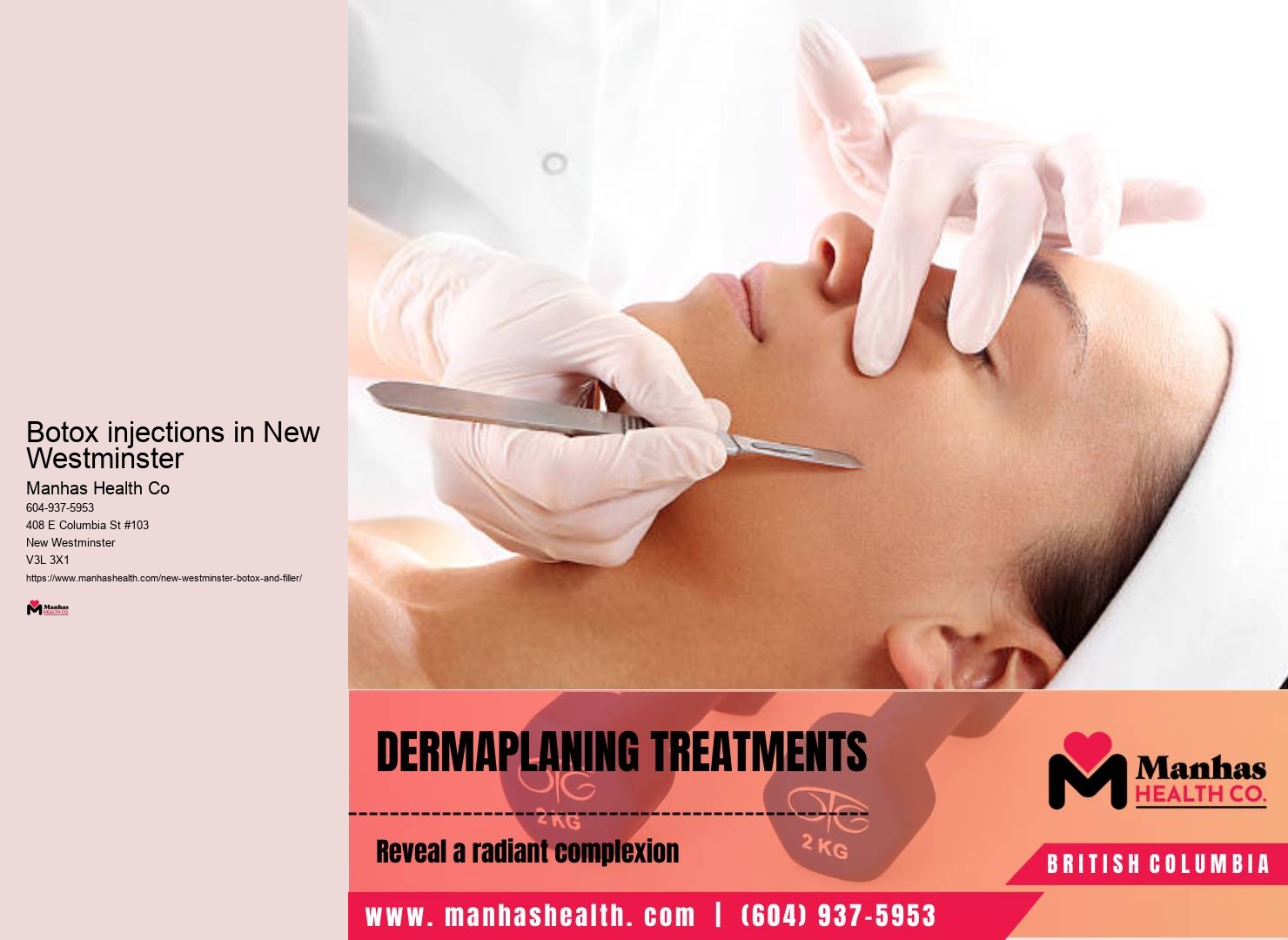 Expert Botox Application in New Westminster