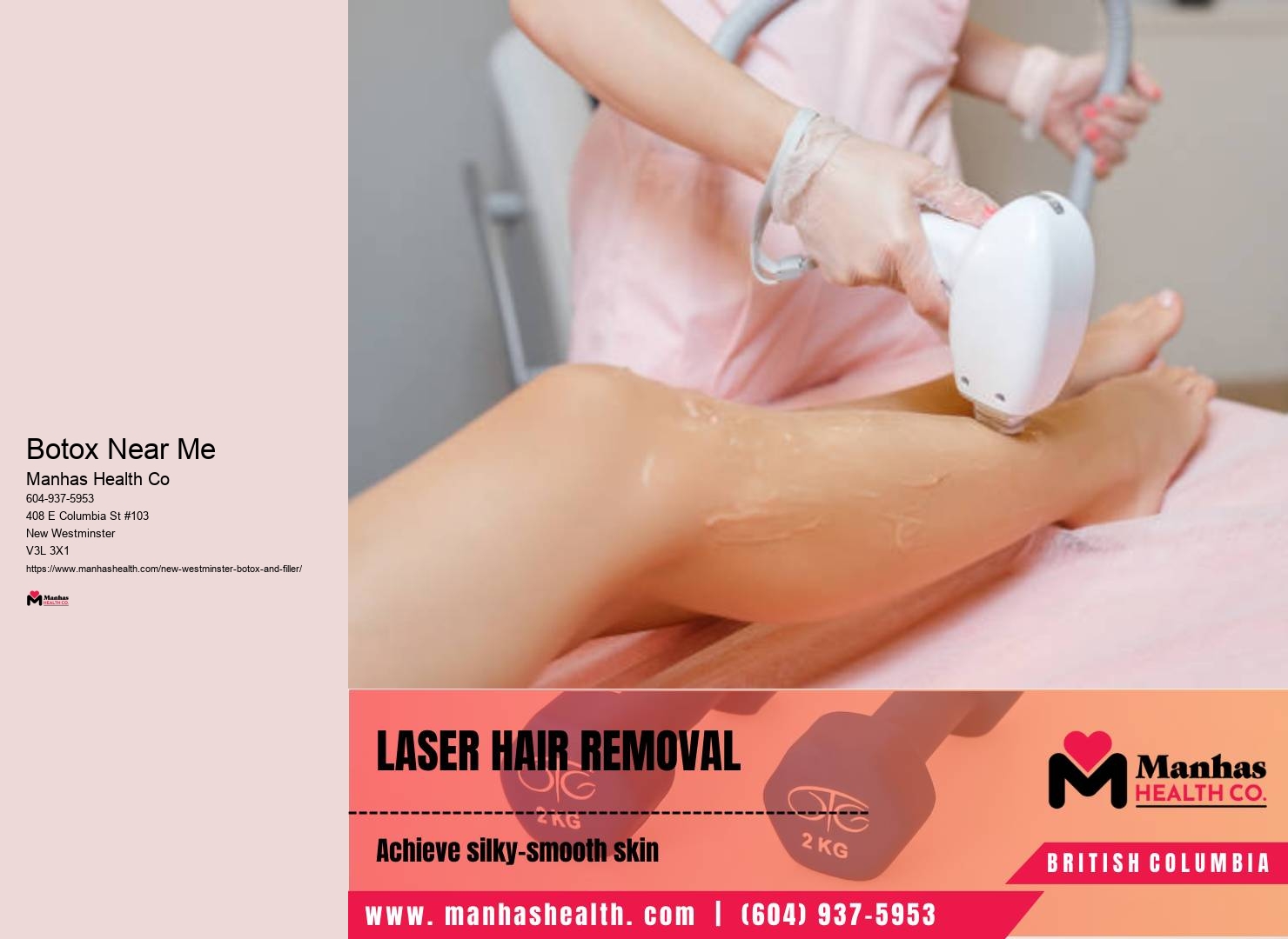 Botox injections near me in New Westminster