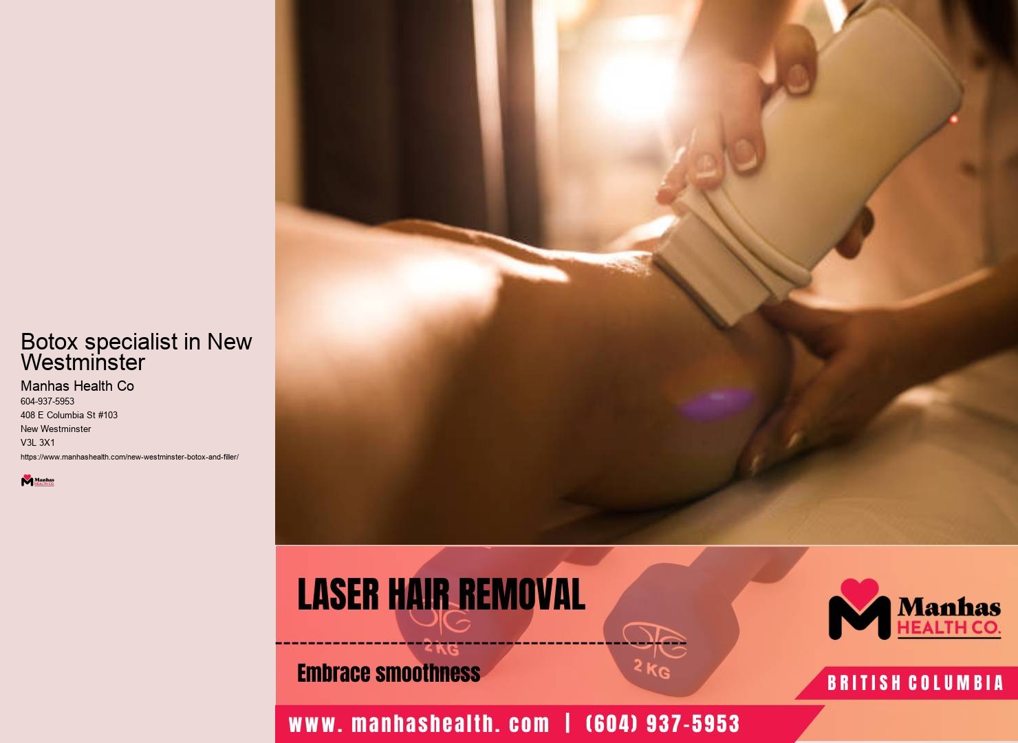 Personalized Botox services New Westminster
