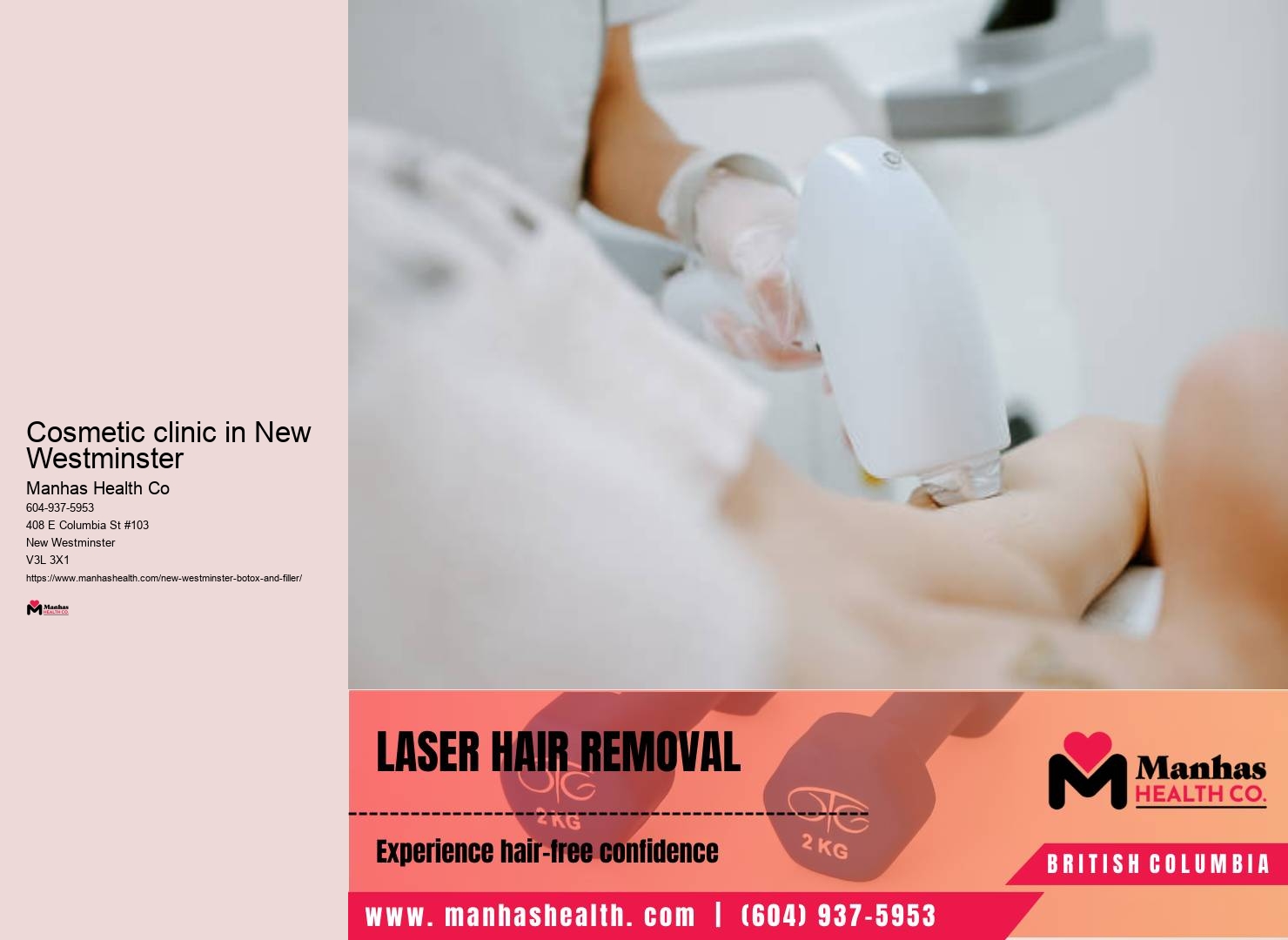 Experience the best Botox in New Westminster