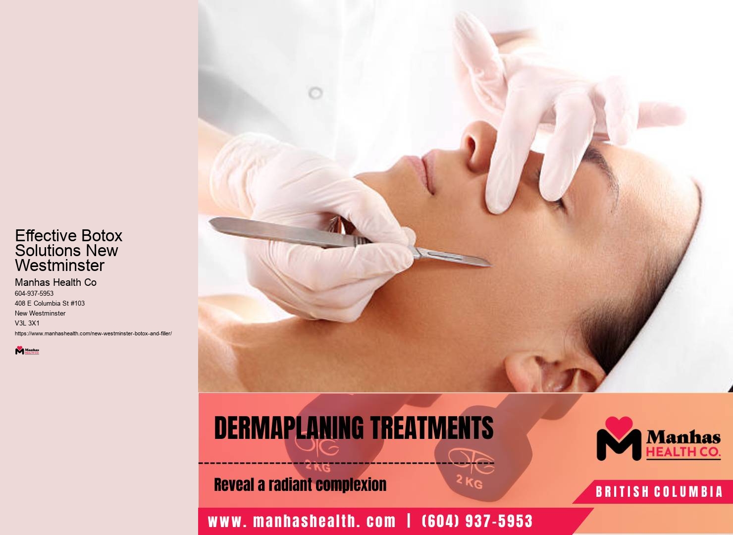 Natural Botox results in New Westminster