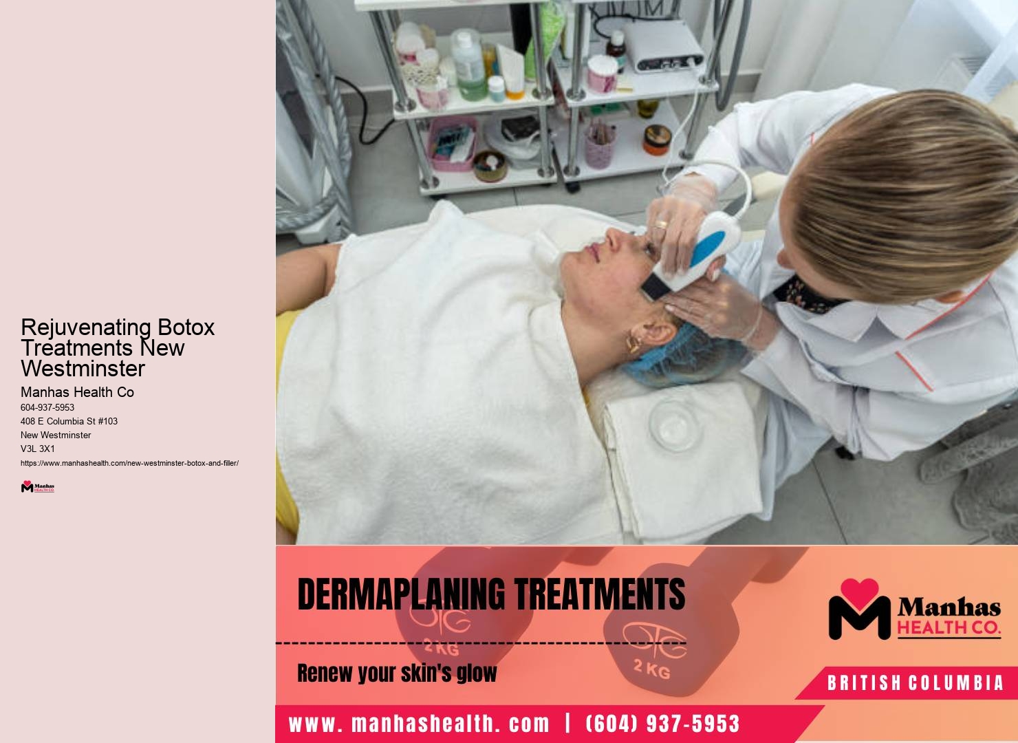 Smooth out aging skin in New Westminster