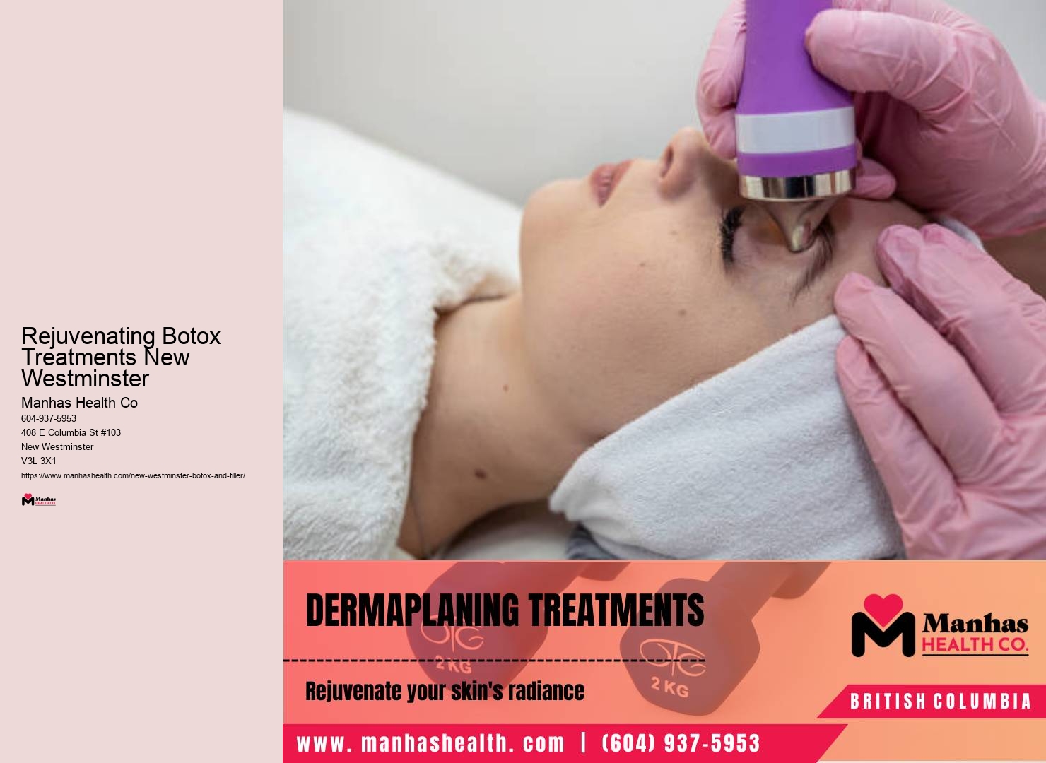 Expert facial rejuvenation in New Westminster