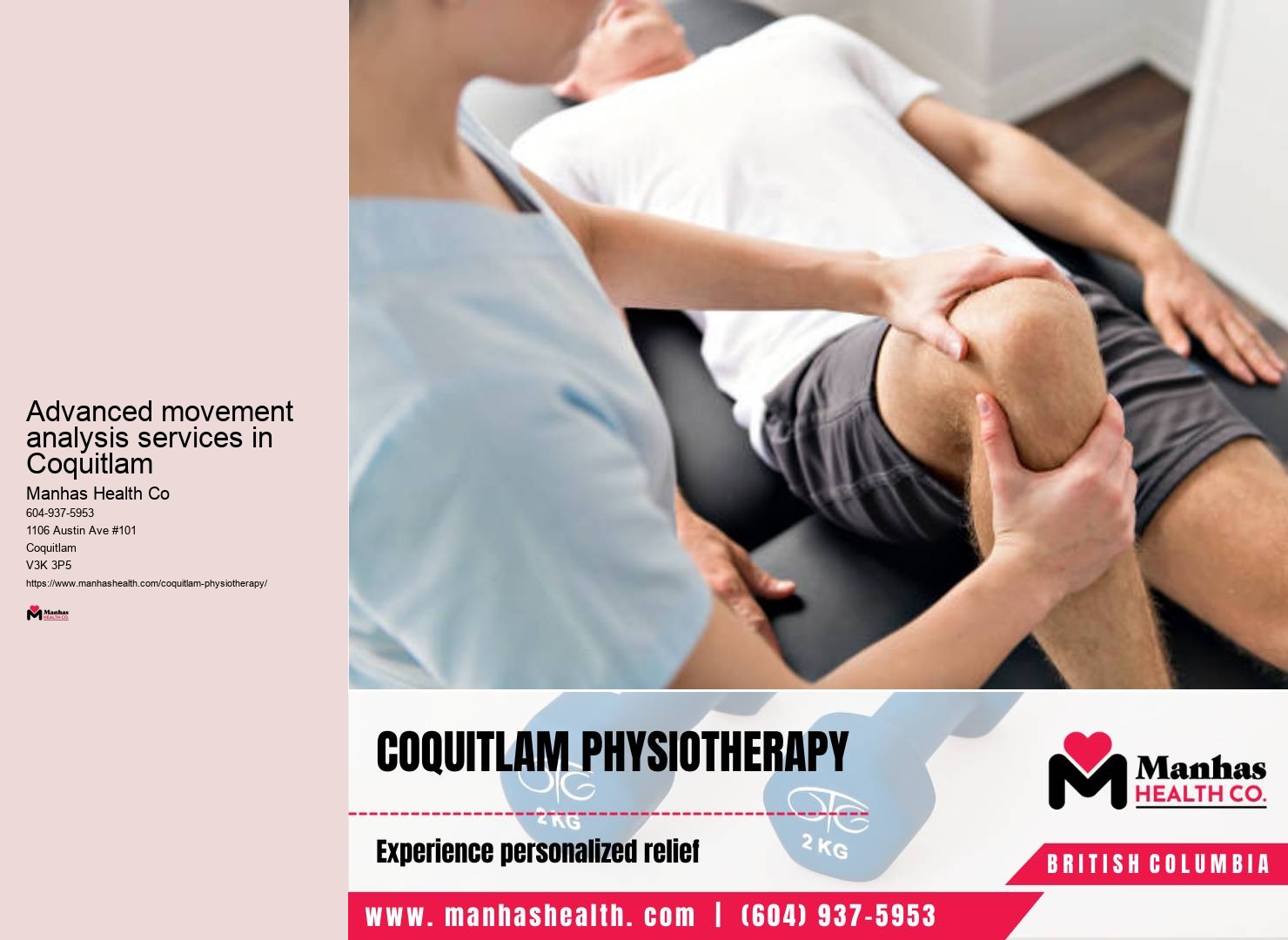 Innovative knee pain relief techniques Coquitlam