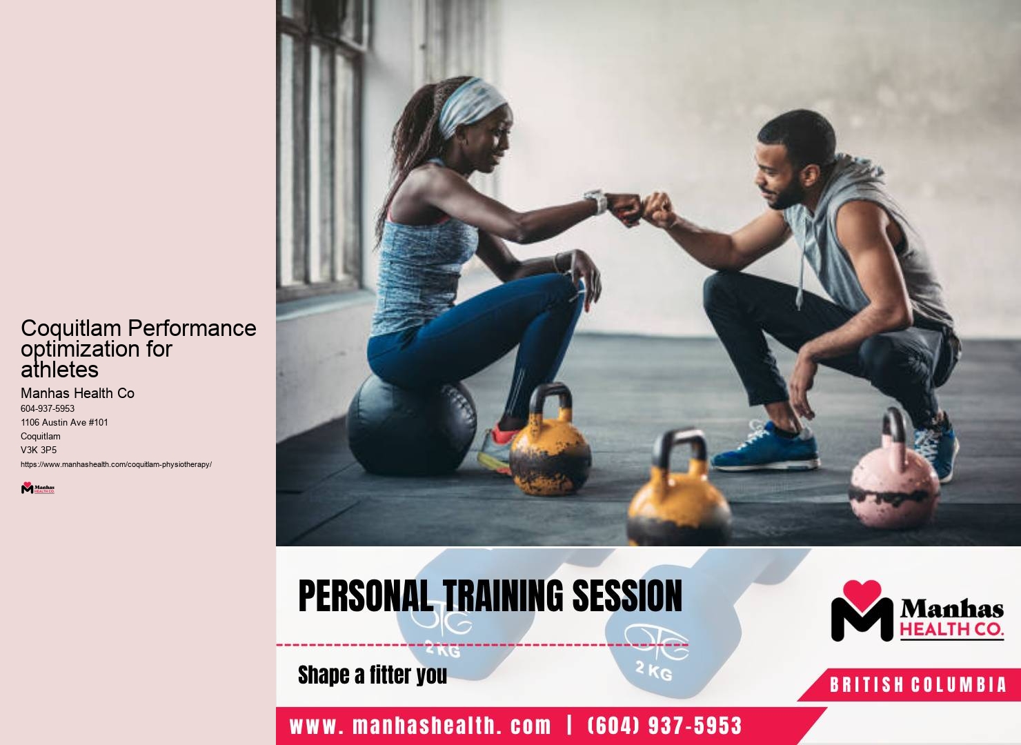 Injury risk assessments for athletes in Coquitlam