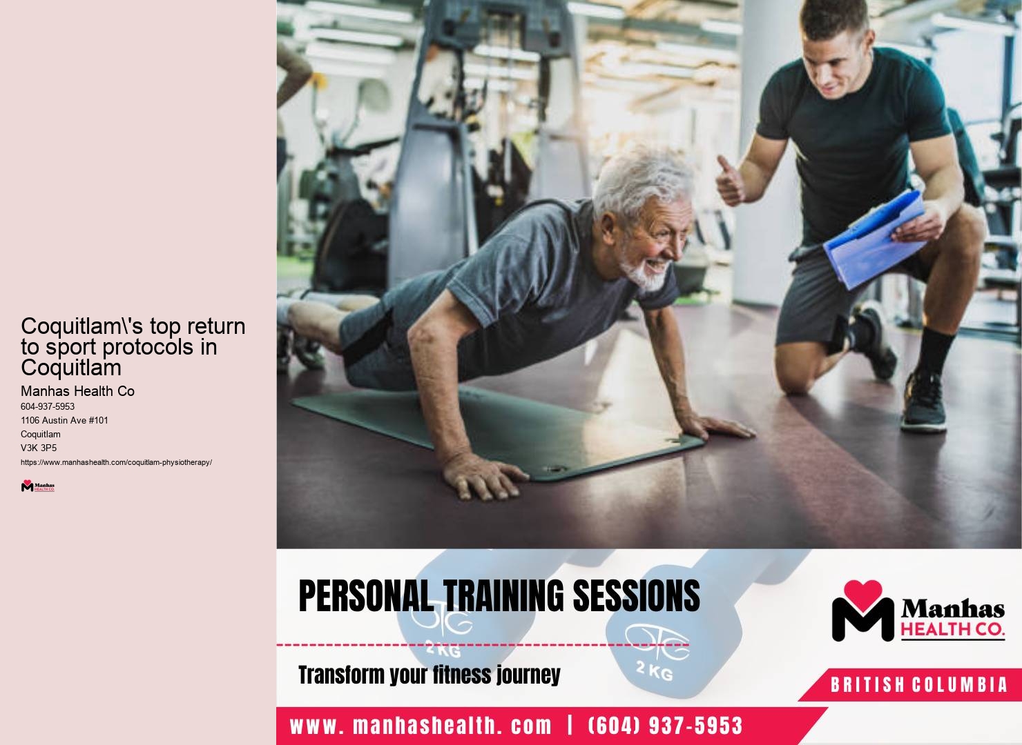 Experienced physiotherapists in Coquitlam