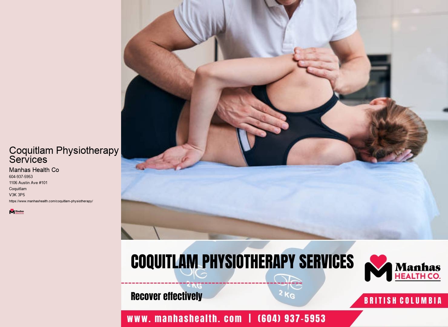 Expert sports injury clinic in Coquitlam