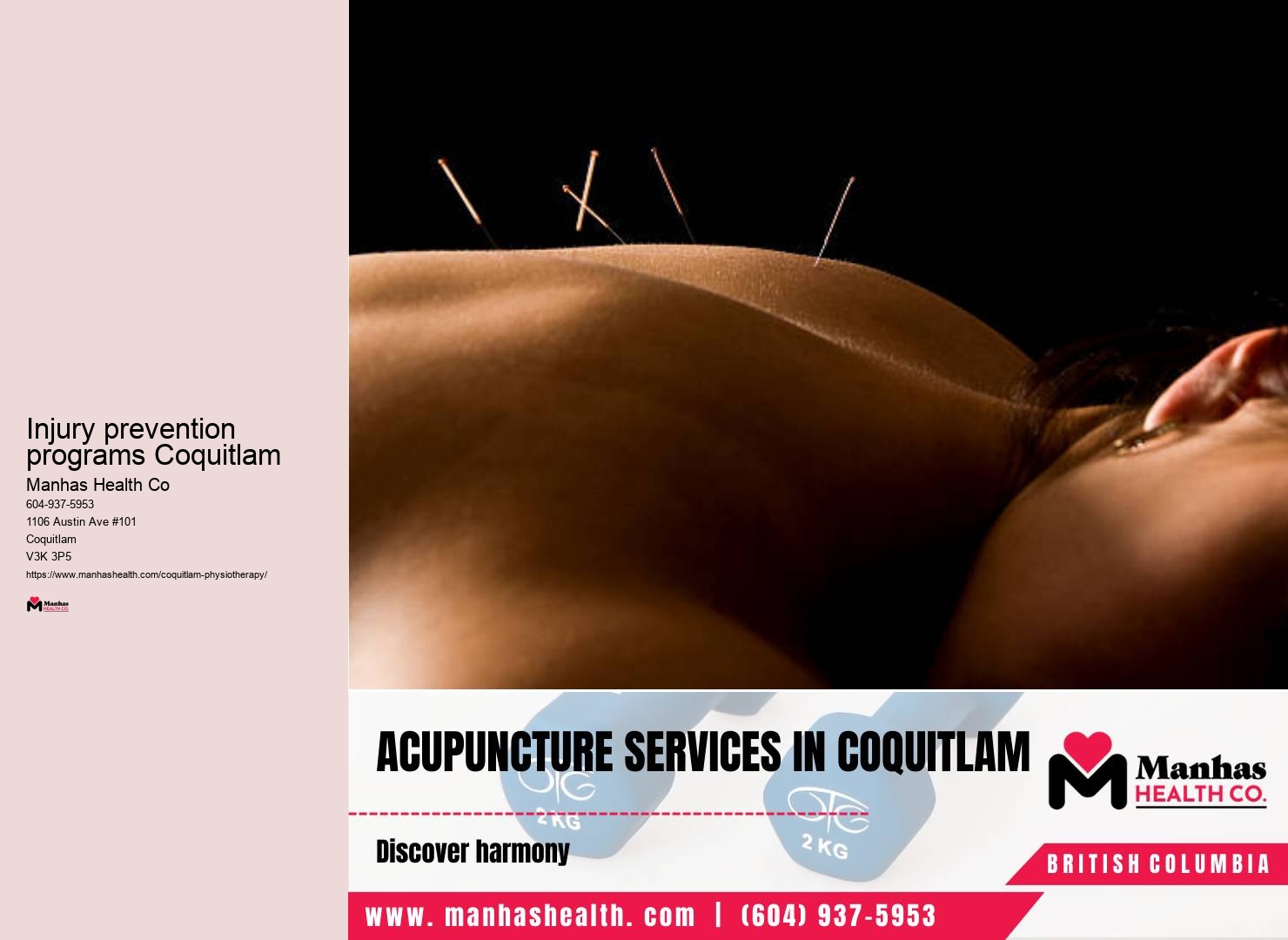 Coquitlam Holistic chronic pain relief