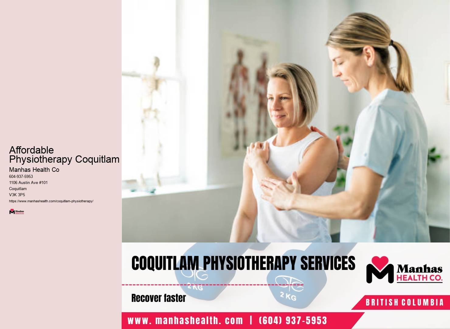 OHIP-covered Physiotherapy Options near Coquitlam