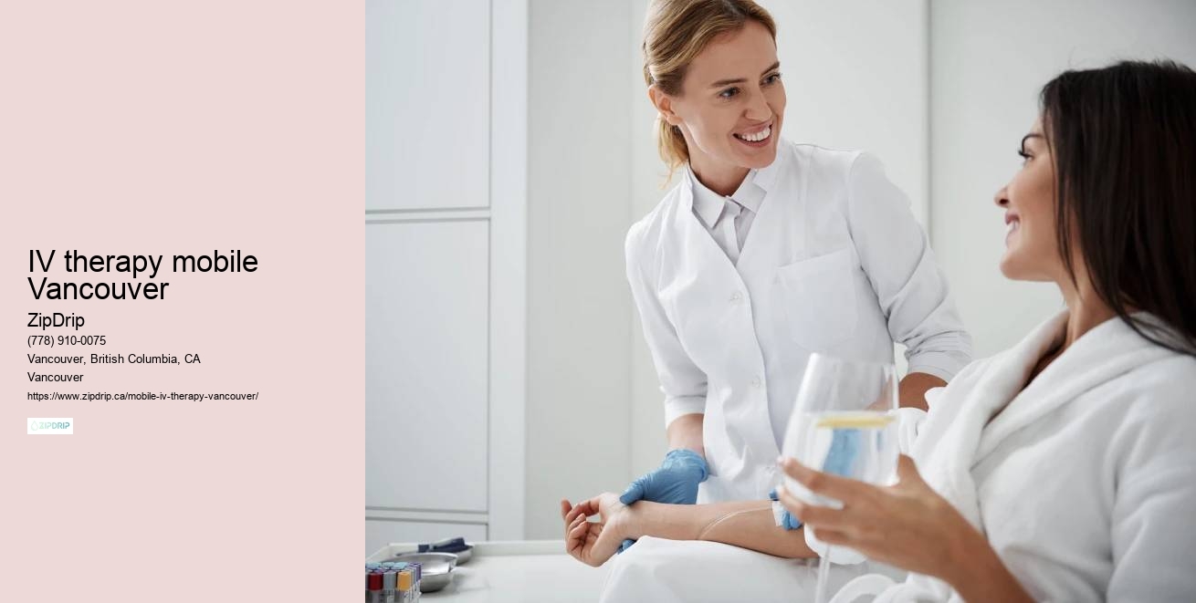 IV therapy for performance and recovery IV therapy mobile Vancouver