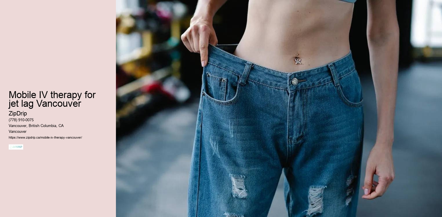 Personalized IV therapy Mobile IV therapy for jet lag Vancouver