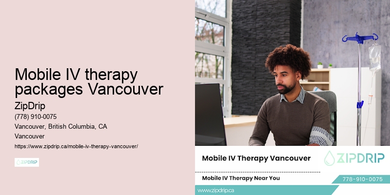 Mobile IV therapy packages Vancouver