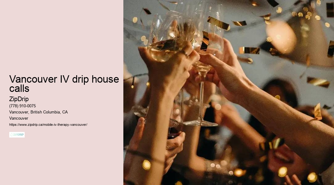 On-demand wellness services Vancouver IV drip house calls