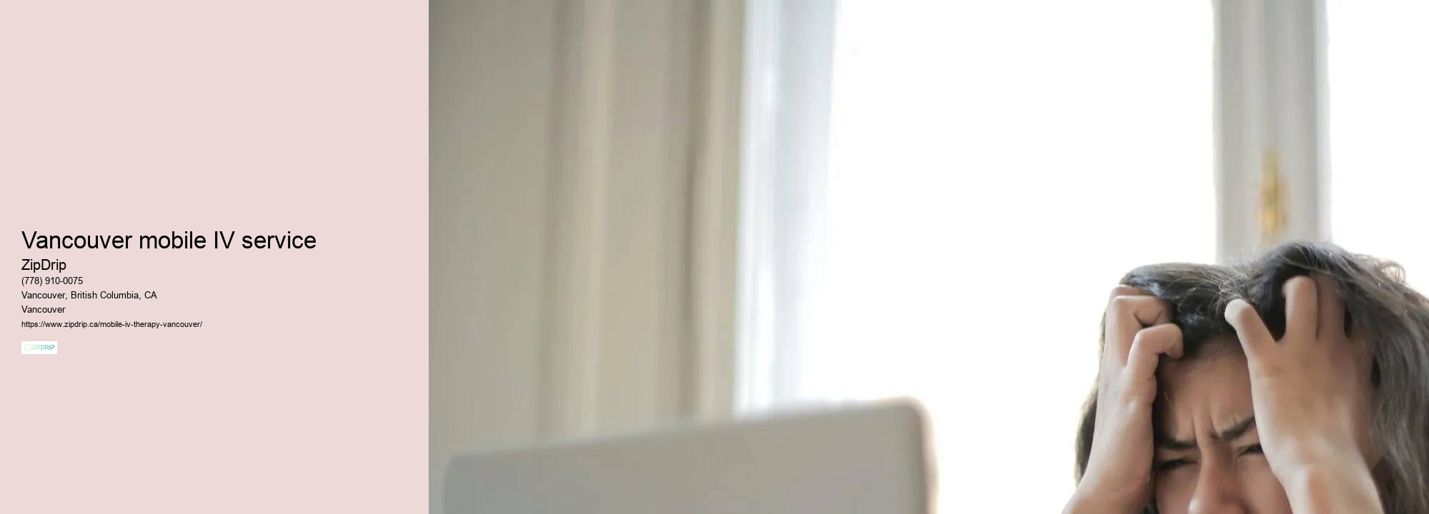 In-home IV therapy Vancouver mobile IV service