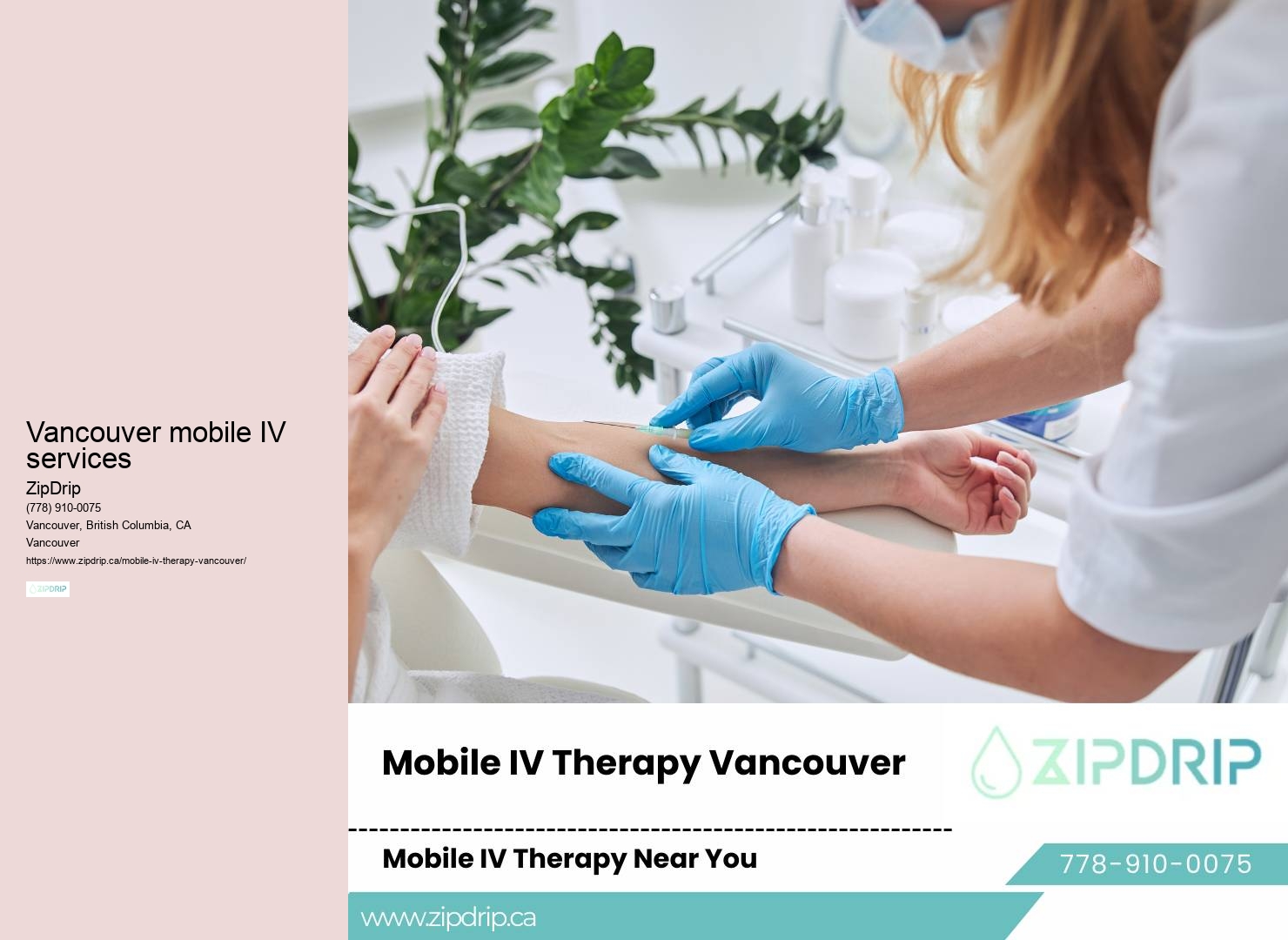 Vancouver mobile IV services IV vitamin service