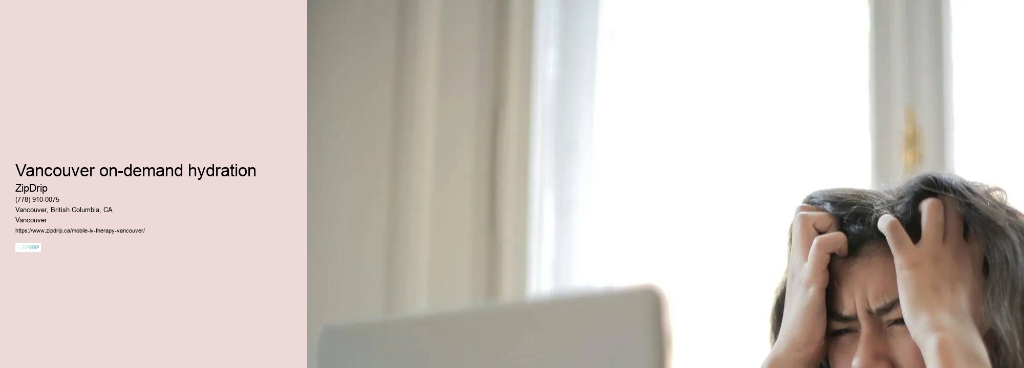 Vancouver on-demand hydration at-home hydration