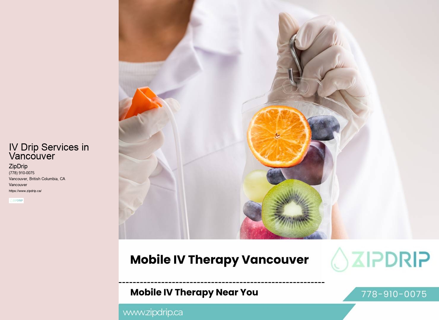 Vancouver IV Therapy for Recovery