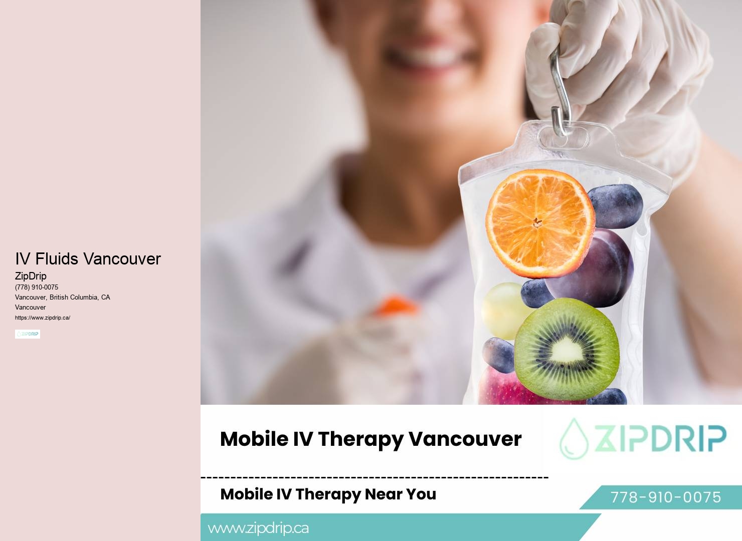 Vancouver Mobile IV Service