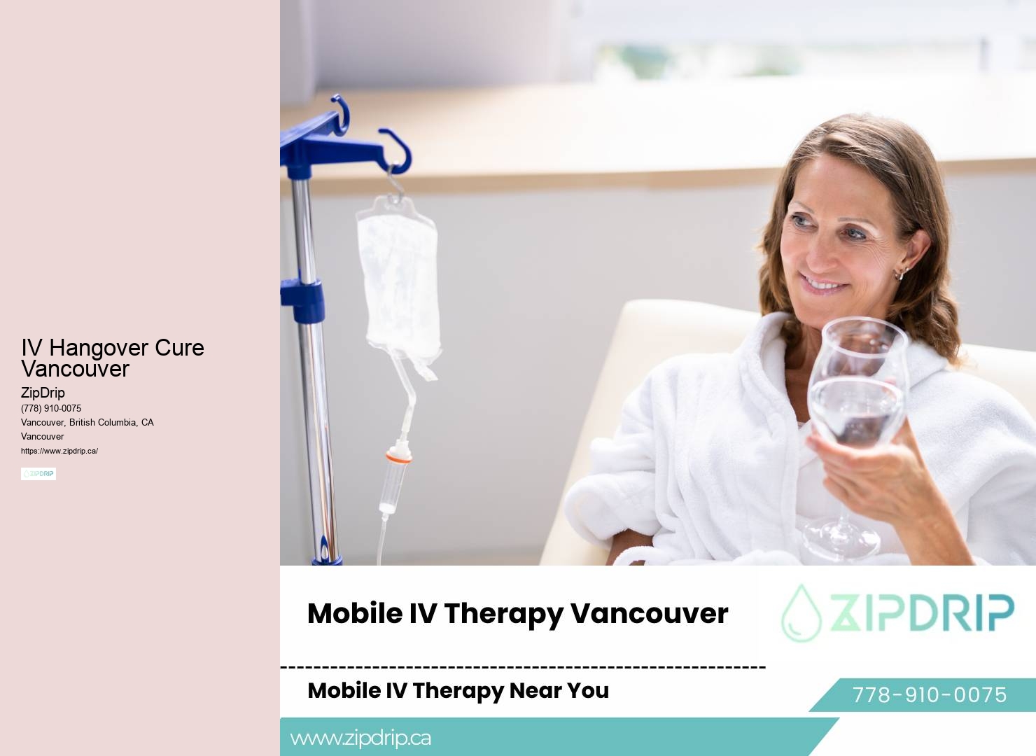 IV Therapy for Hangover Prevention Vancouver