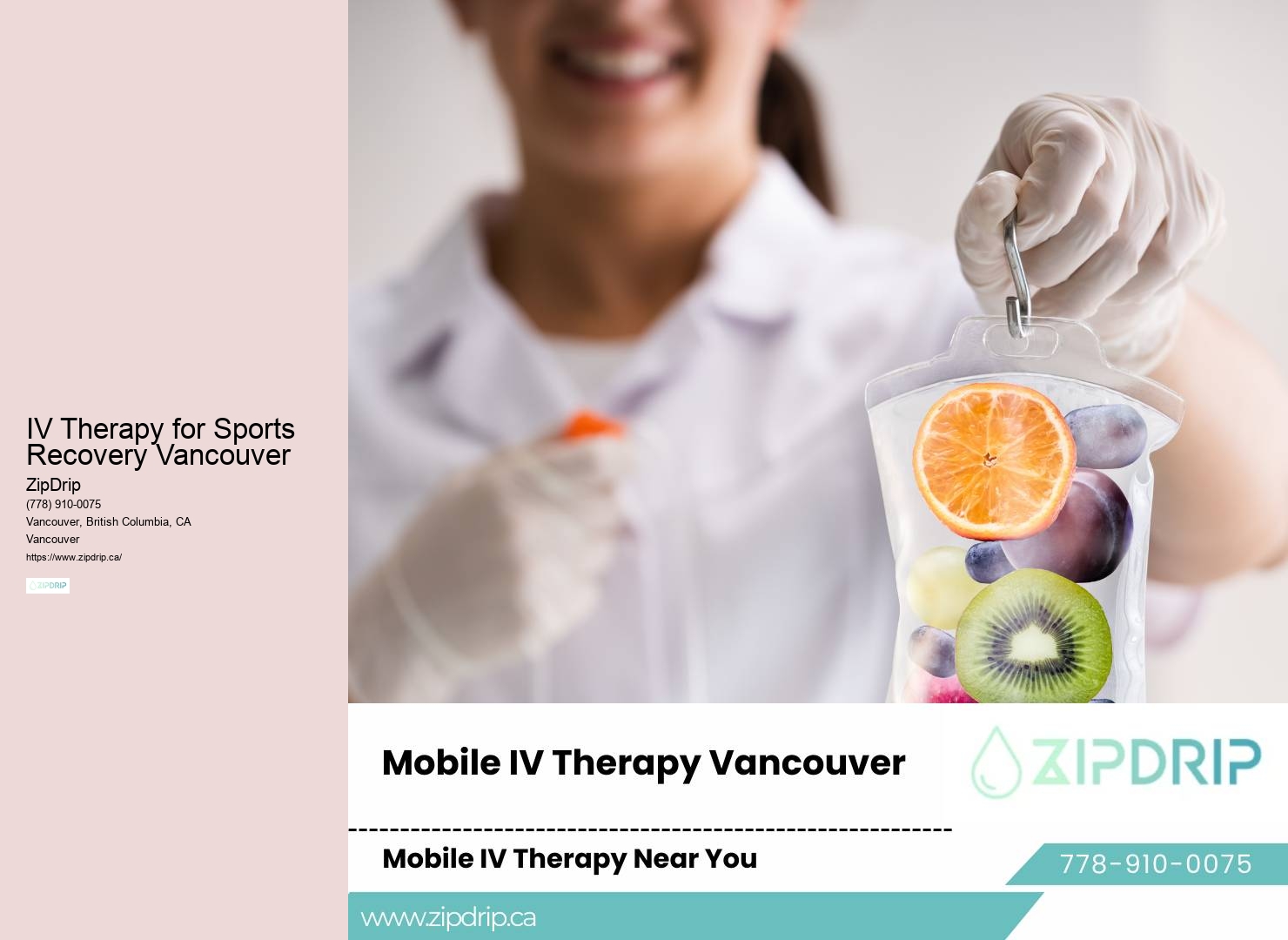 Refresh with IV Drips