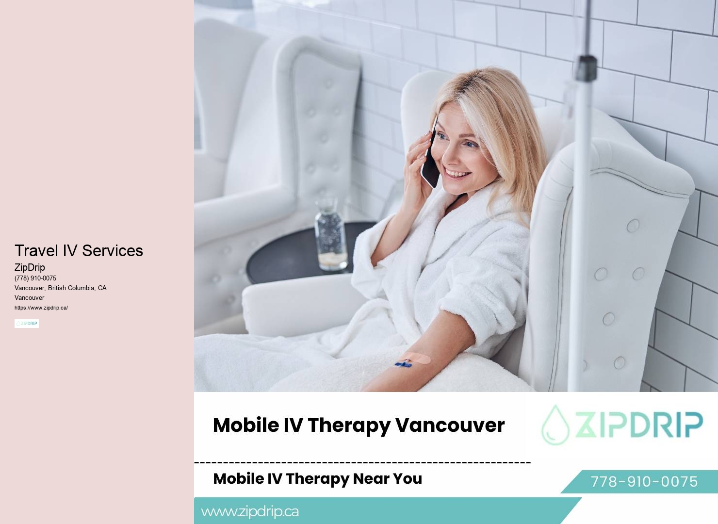 IV Drip Recovery Service